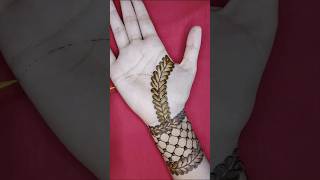 Very easy amp beautiful mehndi designmehndi youtubeshorts shortvideo trending [upl. by Joane]