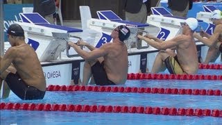 Swimming Mens 100m Backstroke Semifinals Replay  London 2012 Olympic Games [upl. by Nwadahs]