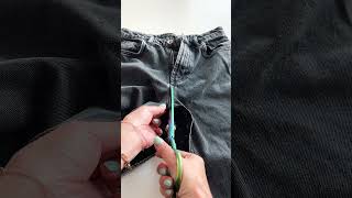 How to make a new denim maxi skirt from old jeans [upl. by Sinnard319]