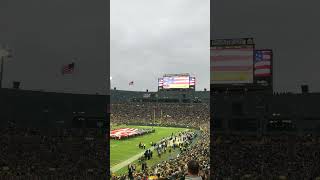 Lambeau Field Flyover [upl. by Cassaundra]