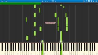 Piano  Synthesia Bakemonogatari  Senjougahara Tore Staple Stable MIDI Download [upl. by Rehtul]