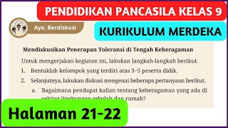 Kunci Jawaban Pendidikan Pancasila Kelas 9 Halaman 21 22 Kurikulum Merdeka Ayo Berdiskusi [upl. by Ivonne407]