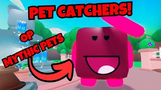 Insane OP Mythic Pets and Trading Server in Roblox Pet Catchers [upl. by Ahsinut779]