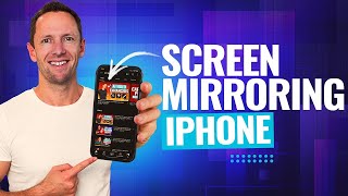 Screen Mirroring On iPhone  How To Mirror iPhone To TV Mac amp PC [upl. by Stephania650]