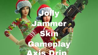 Fortnite Jolly Jammer Skin Gameplay [upl. by Rydder]