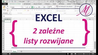 Excel Dwie zależne listy rozwijane i formuła tablicowa [upl. by Marlowe]