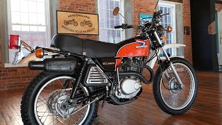 MOTOSPORT CLASSICS  HONDA XL350 1976 [upl. by Sumner]