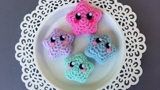 AMIGURUMI STELLINE KAWAII TUTORIAL IDEE BOMBONIERE [upl. by Vihs64]