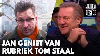 Jan Boskamp geniet van rubriek Tom Staal Fantastisch  VERONICA OFFSIDE [upl. by Wiltsey]