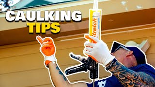 Exterior Caulking  Master Sealing Your Home To Paint [upl. by Ydnahs]