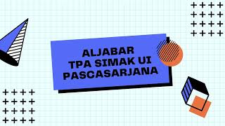 SOAL TPA SIMAK UI PASCASARJANA 2023 GAMPANG BANGET LHOOOO  KUANTITATIF PART 1 [upl. by Nerek]