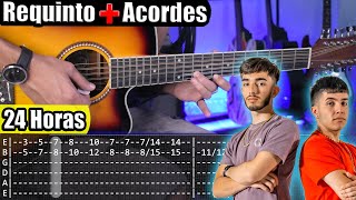 24 Horas  Eslabón Armado  Tutorial Guitarra  Requinto  Acordes  TABS [upl. by Obaza]