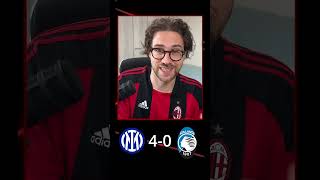 Inter SMASH Atalanta 40 😡 AC Milan Fan REACTS acmilan intermilan seriea football [upl. by Rosio]