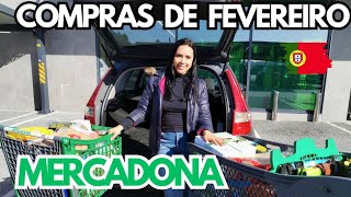 COMPRAS MENSAIS NO MERCADONA EM PORTUGAL  O QUE VALE A PENA COMPRAR 💸🇵🇹 [upl. by Adnoyek]