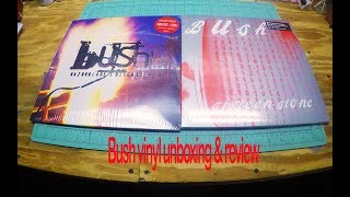 Bush Sixteen Stone amp Razorblade Suitcase Vinyl unboxing amp review limited edition clear vinyl [upl. by Nimrak]