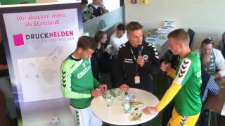 Druckhelden VIPTalk nach dem Heimspiel gegen Bochum [upl. by Nossah749]