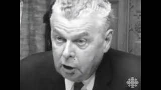 John Diefenbaker defends his Avro Arrow decision [upl. by Nosille]