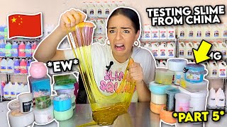 Testing Slime I Bought from CHINA PART 5 MASSIVE UNBOXING REVIEW [upl. by Maggee]