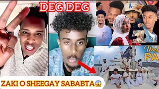 ZAKI SOMALI O SHEEGAY SABABTA EY UGA TAGEY TEAM27 amp WAXA JIRO [upl. by Kohsa545]