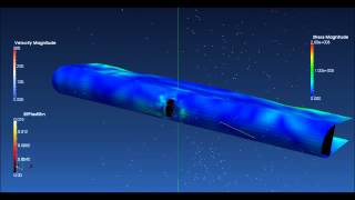 MSC Nastran Explicit Nonlinear  Birdstrike 1of4 [upl. by Aliber636]