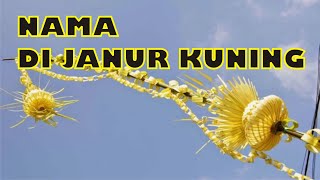 cara membuat nama di janur kuning dengan mudah dan sederhana radjanet [upl. by Llennej614]