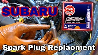 How To Easily Change Subaru Spark Plugs  EJ WRXSTI [upl. by Mathi]