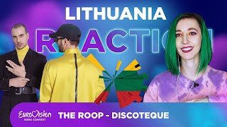 The Roop  discotheque Lithuania Eurovision 2021 REACTION знову фаворити [upl. by Nerta709]