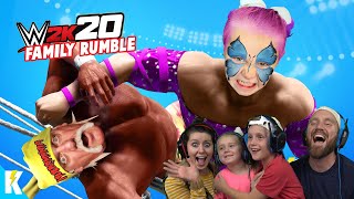 WWE 2k20 Family Royal Rumble Ava Unleashed 20 KCITY GAMING [upl. by Raleigh557]