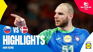 Just HOW did that happen 😱  Slovenia vs Denmark  Highlights  EHF EURO 2024 [upl. by Aiouqes]