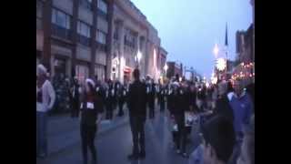 WCHS Marching Band Versailles Ky Christmas day parade 12012012 [upl. by Mashe]