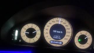 0200kmh In AMGTuned MercedesBenz E420 CDI ACCELERATIONAUTOBAHN [upl. by Dinerman]