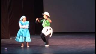 Baile “PASILLO” Los Niños de Colombia Bailan [upl. by Ahsatal]