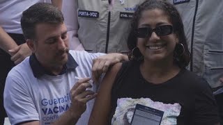 Brasil estudia la eficacia de la vacuna contra el dengue con 20000 voluntarios [upl. by Pearle742]