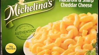 Michelina’s Macaroni amp Sharp Cheddar Cheese Review [upl. by Nalrah270]