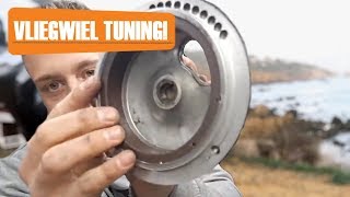 GASreactie Versnellen met Vliegwiel  Vespa Ciao Tuning  73 [upl. by Eisej]