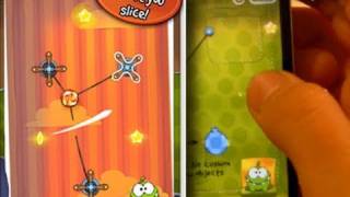 Cut The ROPE App Review iPhoneiPod Touch ITS A MUST HAVE [upl. by Latsirc845]