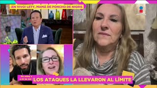 ¡Mamá de Poncho de Nigris EXPLOTA con él y Marcela tras pleito en transmisión [upl. by Vial309]