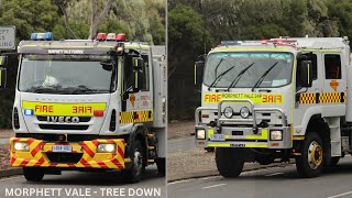 Morphett Vale CFS  Arriving  On Scene of Tree Down [upl. by Murat278]