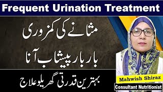 Overactive Bladder CausesSymptoms And Treatment In Urdu  Masana Ki Kamzori Ka ilaj [upl. by Pauiie]