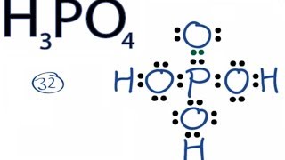 H3PO4 Lewis Structure How to Draw the Lewis Structure for H3PO4 [upl. by Nereus8]