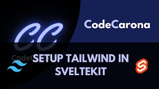 Integrating Tailwind css in SvelteKit for beginners [upl. by Abercromby]