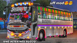 Realistic BMR ASTRA Bus Mod Released In Bus Simulator Indonesia  Kerala Tourist Bus Mod Bussid [upl. by Stoughton351]