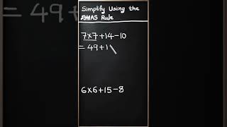 Simplify Using The DMAS Rule [upl. by Atiuqan736]