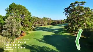 Tuncurry Golf Course Hole Flyover 1 [upl. by Asseralc695]