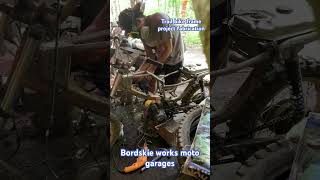 HONDA xrm15 trail bike frame project fabrication by BORDSKIE WORKS moto vlog [upl. by Asenaj]