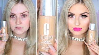 Clinique Beyond Perfecting Foundation amp Concealer ♡ First Impression Review [upl. by Aramot753]