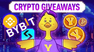 Crypto Giveaways In Action Binance BitGet amp ByBit Say YES To YesCoin [upl. by Reste]