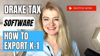 Drake Tax Software K 1 Export  Biz to Personal in Minutes 2023 [upl. by Hephzipa]