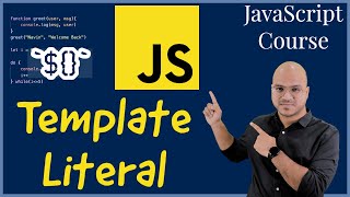 15 Template Literal in JavaScript [upl. by Ybloc]