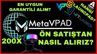 MetaVPAD Ön Satış  Whitelist  Bluezilla  Nftlaunch  Bscpad  Velaspad  Gamezone  Adapad [upl. by Rivard719]